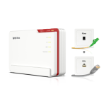 Modem router Avm 20003043 FRITZ!BOX 5690 Pro White e Red