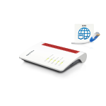 Router Avm 20003067 FRITZ!BOX 4050 White e Red