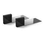 Supporto parete per casse Meliconi 480527 GHOST CUBES Soundbar Black