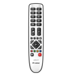 Telecomando tv Meliconi 806170 GUMBODY Pratico 2+ Silver e Black