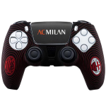 Cover gamepad Qubick ACP50011 PLAYSTATION 5 Ac Milan + Sticker Red e B
