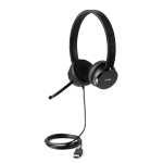 Lenovo Wired USB-A Stereo Headset - Black