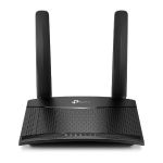 Modem router Tp Link TL MR100 N300 4G Black