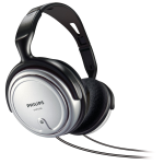 Cuffie filo Philips SHP2500 10 Tv Headphones Grey e Black